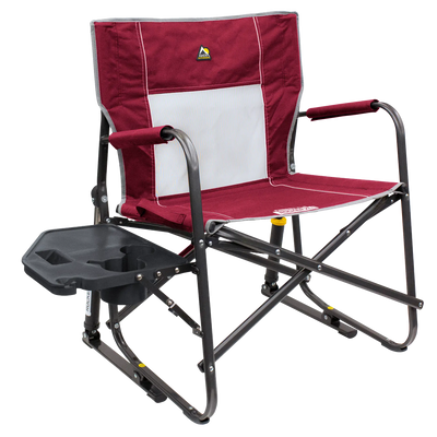 Freestyle Rocker XL with Side Table, Cinnamon, Table Out Front